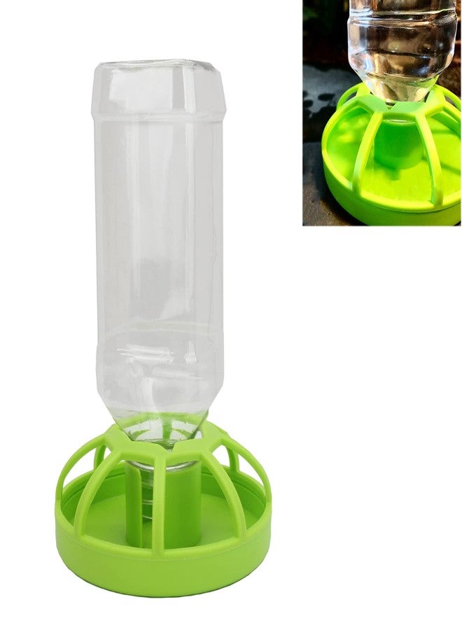Caylingdee Reptile Water Bottle Turtle Food Dish and Water Bowl Automatic Feeders Waterer Tortoise Dispenser Bottle Feeding Dish for Lizard Chameleon - Image 1